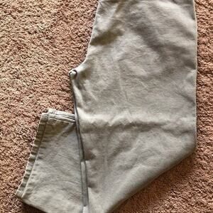 Vintage Calvin Klein cropped chinos cropped slacks  sz 12 light khaki